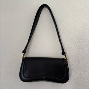 JW PEI Black Minimalist Shoulder Bag